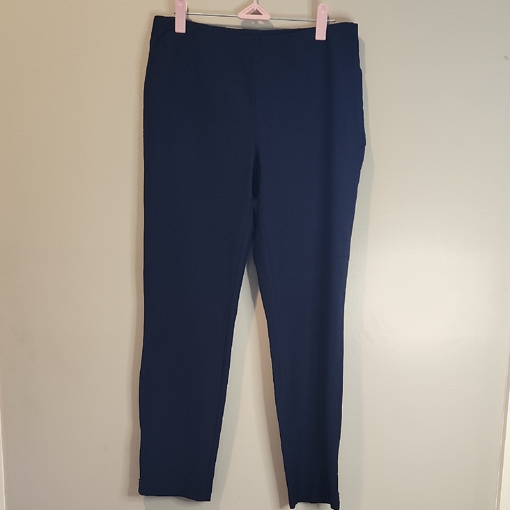 Eileen Fisher Stretch Knit Ankle Pants | Size Small